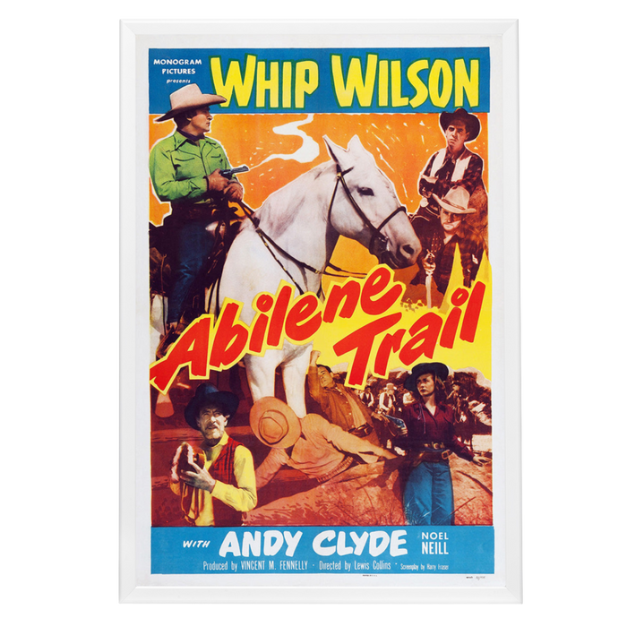 "Abilene Trail" (1951) Framed Movie Poster