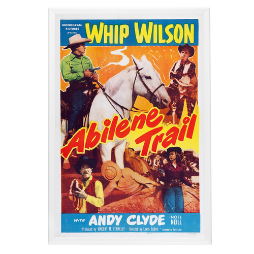 "Abilene Trail" (1951) Framed Movie Poster
