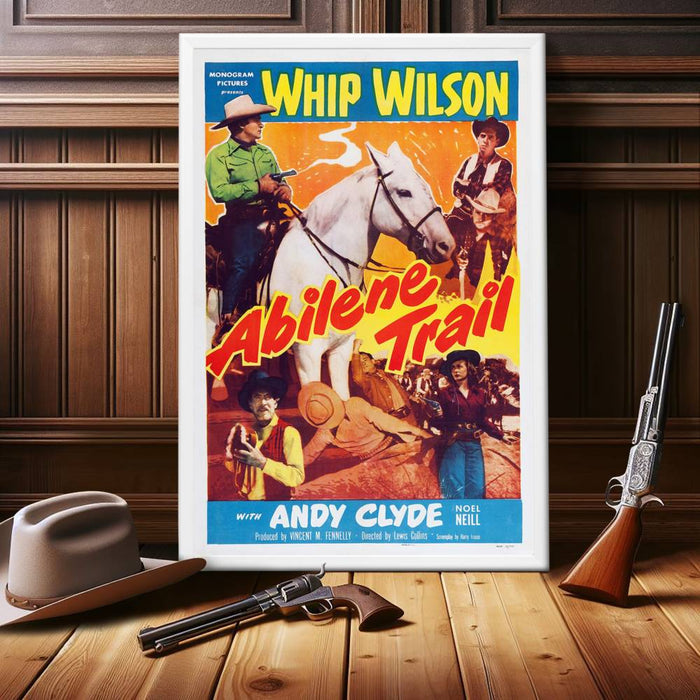 "Abilene Trail" (1951) Framed Movie Poster