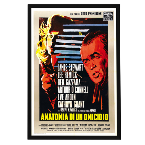 "Anatomy Of A Murder" (1959) Framed Movie Poster