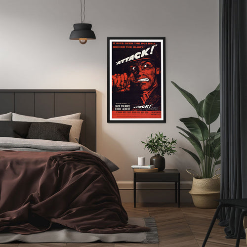"Attack!" (1944) Framed Movie Poster