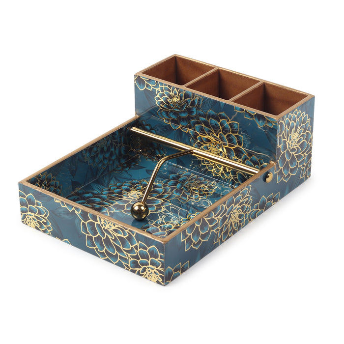 Sapphire Wreath Cutlery and Tissue Holder M.M.I. OVERSEAS